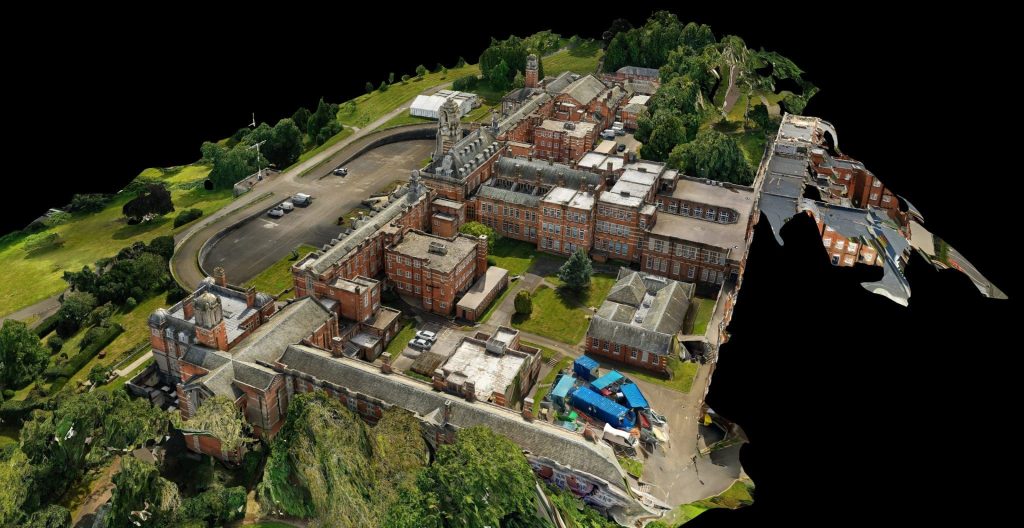 Mapa 3D de fotogrametría en Barcelona por Altair Dronworks