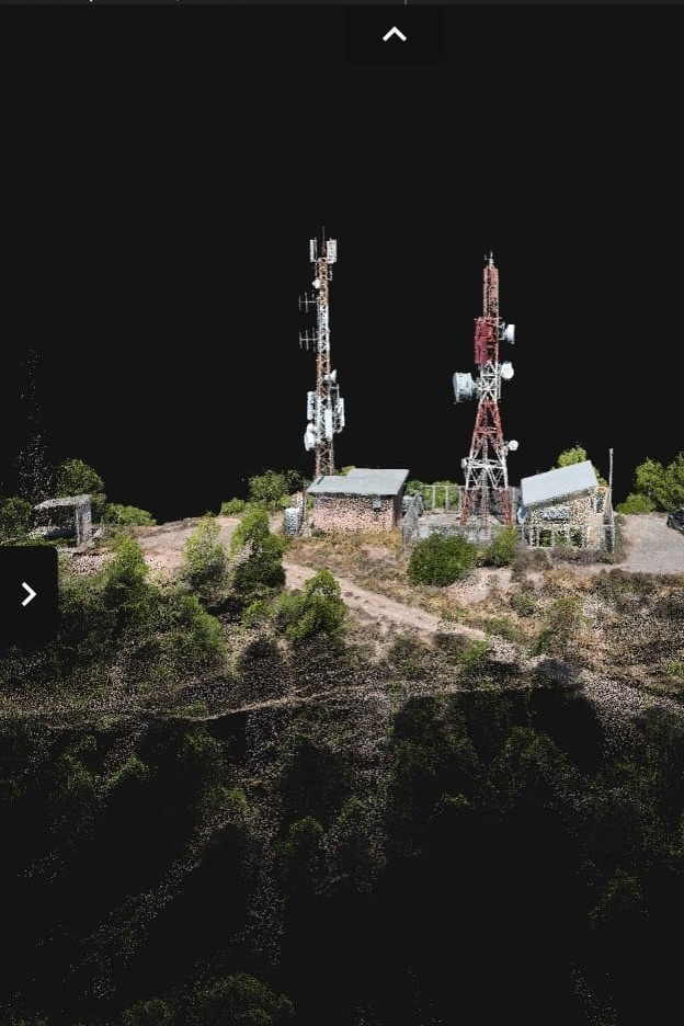 Inspección de una torre de telecomunicaciones con dron en Cataluña